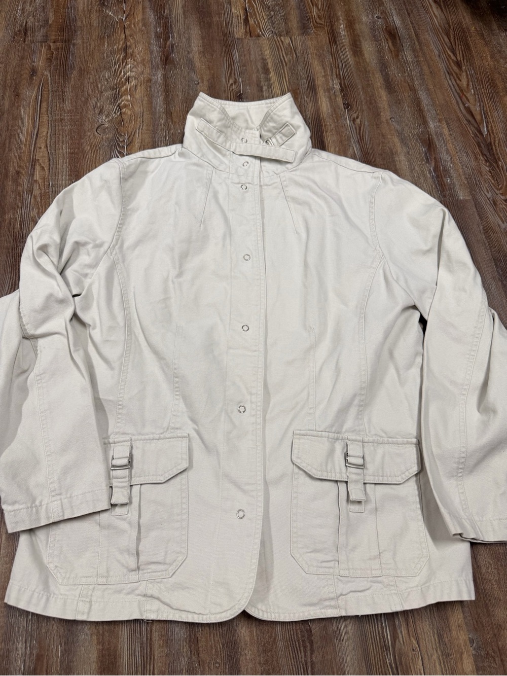Vintage Field FG Gear Women's cream Cotton Field Jacket Size L